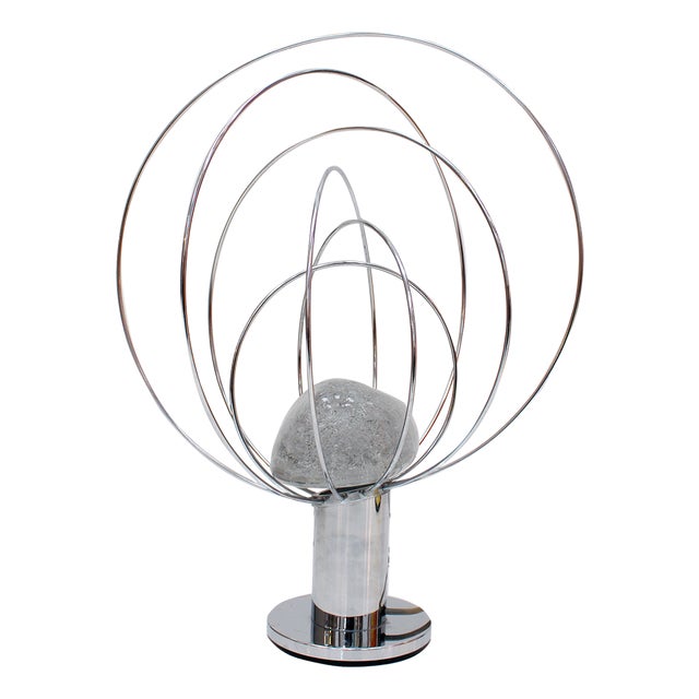 Mod. Barnaba Table Lamp by Angelo Brotto for Fase, Italy, 1970s For Sale