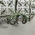Antique Green Wrought Iron Wall Coat Rack with Floral Decorations, 20th Century For Sale - Image 6 of 11