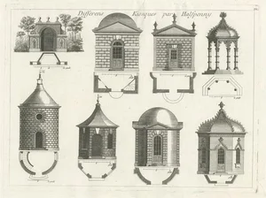 Le Rouge, Garden Kiosks, 1785, Paper
