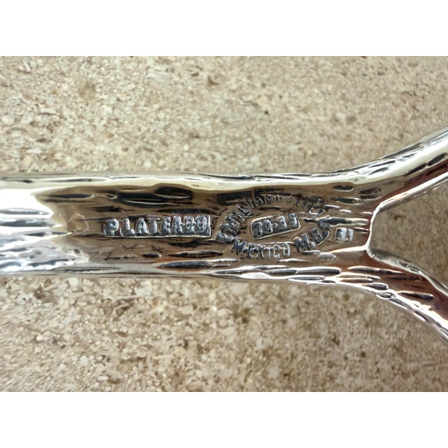 Silver Emilia Castillo Candle Snuffer and Leaf Dish For Sale - Image 8 of 12