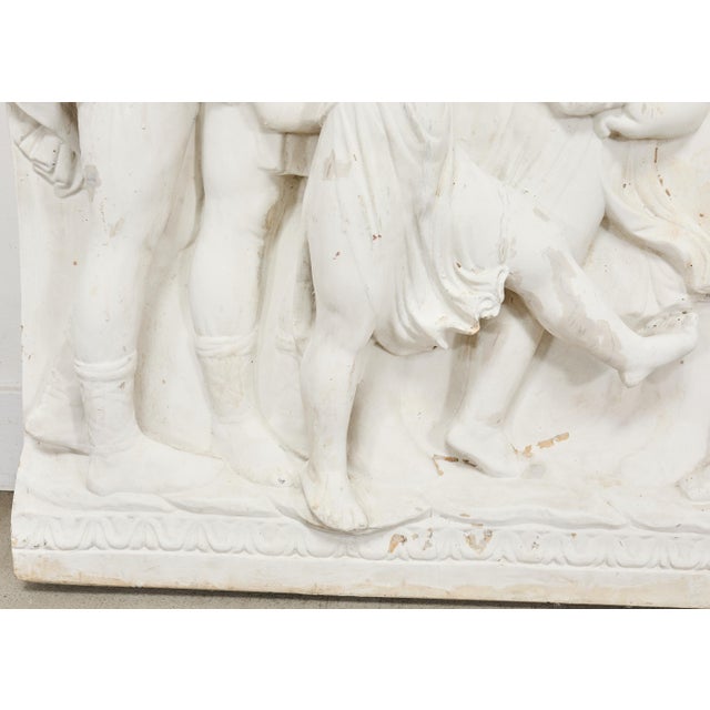 Renaissance Style Plaster Relief Sculpture After Luca Della Robbia For Sale - Image 11 of 18