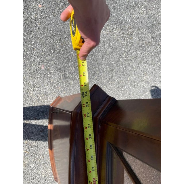 Vintage George III Style Mahogany Corner Cabinet For Sale - Image 11 of 12