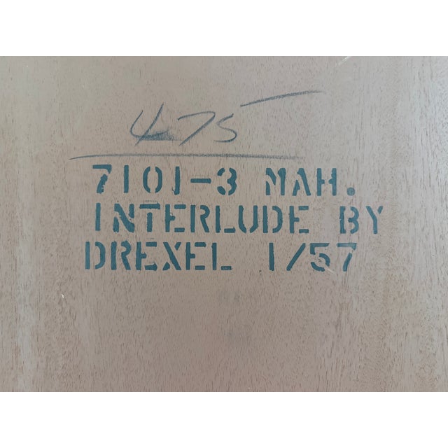 Wood Mid-Century Mahogany China Cabinet / Display Case ~ by Drexel Interlude For Sale - Image 7 of 13