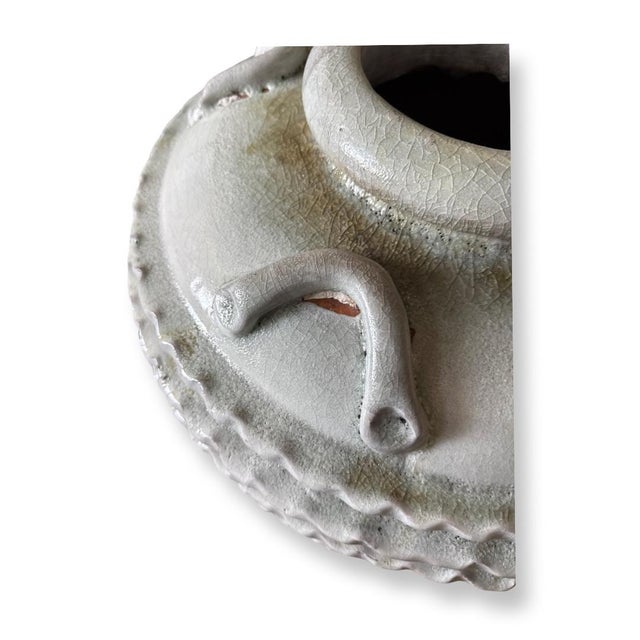 Italian Vintage Italian Glazed Terracotta Old Olive Pot For Sale - Image 3 of 4