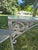 Russell Woodard Vintage Wrought Iron Patio Set Attributed to Woodard Furniture's Orleans Collection For Sale - Image 4 of 13
