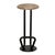 The Hook Bar Stool in Matte Black effortlessly blends industrial design with natural elegance. Crafted from industrial...