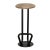 The Hook Bar Stool in Matte Black effortlessly blends industrial design with natural elegance. Crafted from industrial...