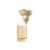 Hudson Valley Lighting Alora 6.5 in. 1 Light Wall Sconce in Vintage Gold Leaf and Gilded Ivory Finish For Sale - Image 9 of 9