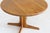 Wood Vintage Danish Round Extendable Dining Table in Teak, 1960s For Sale - Image 7 of 9