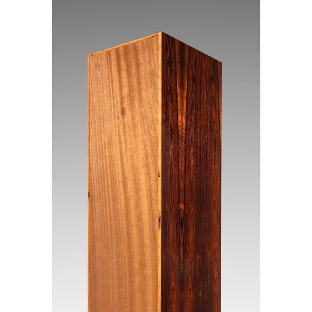 Danish Mid-Century Modern Free-Standing Bookshelf in Rosewood Attributed to Ejvind Johansson, Denmark, C. 1960s For Sale - Image 15 of 18