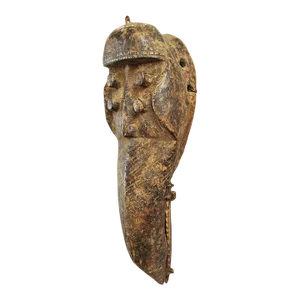 Antique Grebo Bird Puppet Mask