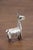 Metal 1950s Llama Figurine Sterling Silver and Mother of Pearl For Sale - Image 7 of 12