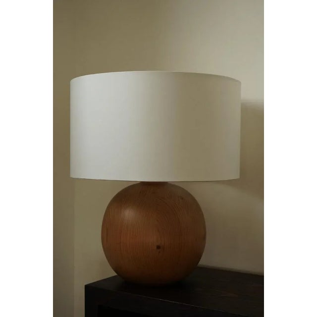 Swedish Pine Table Lamp from Marslöjd, 1970s For Sale - Image 11 of 12