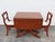 Traditional Raddock 1940s Mahogany Drop Leaf Dining Table With 2 Leaves and Two Chairs 6371 For Sale - Image 3 of 18