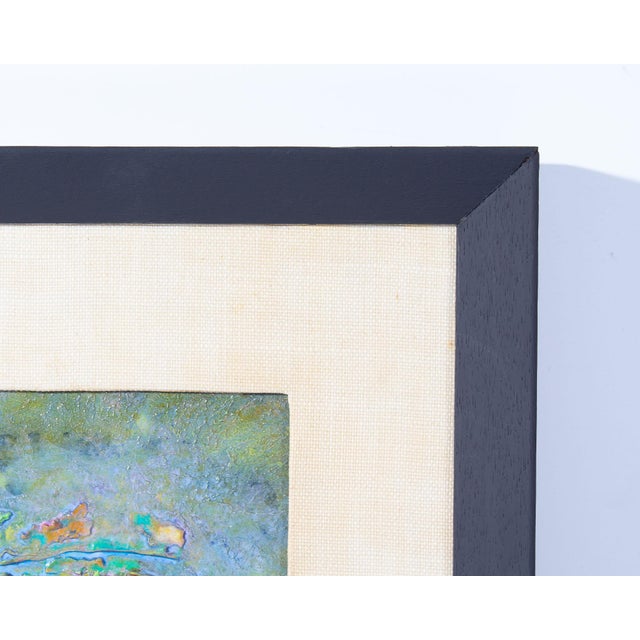 Contemporary Mid 20th Century “Acrylic Flowers #2” Abstract Acrylic Painting by Sarah Hurt For Sale - Image 3 of 8