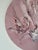 1980s Vintage Heavy Impasto Expressionist Abstract Mixed-Media Painting on Round Wood Panel For Sale In Miami - Image 6 of 12