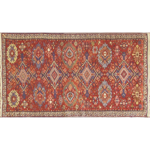 Soumak rugs or Sumak, construction technique is flat-weave. They are strong and exceptionally durable. Unlike kilims,...