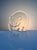 This bear made of solid glass can be used as a small helper on a shelf or on the desk as a paperweight, or as a suncatcher...