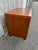 Danish Modern Teak Writing Desk With Finished Back on Castor Wheels For Sale - Image 10 of 13