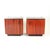 Mid-Century Modern Vintage Bedside Tables with Black Glass, Czechoslovakia, 1960s, Set of 2 For Sale - Image 3 of 9