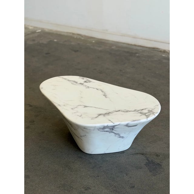 Faux Marble Coffee Table For Sale - Image 10 of 10