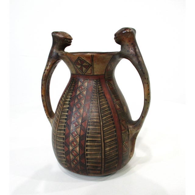 Colombian Pottery Cat / Feline Vase For Sale - Image 13 of 13