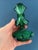 Art Deco Malachite Glass Perfume Bottles Pair For Sale - Image 11 of 18