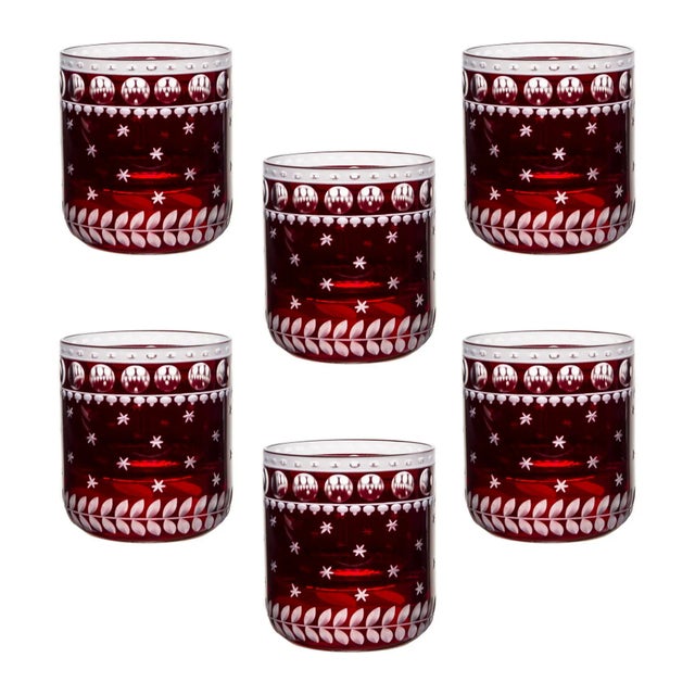 Contemporary ARTEL Staro Votive Set, Red, Set of 6 For Sale - Image 3 of 3