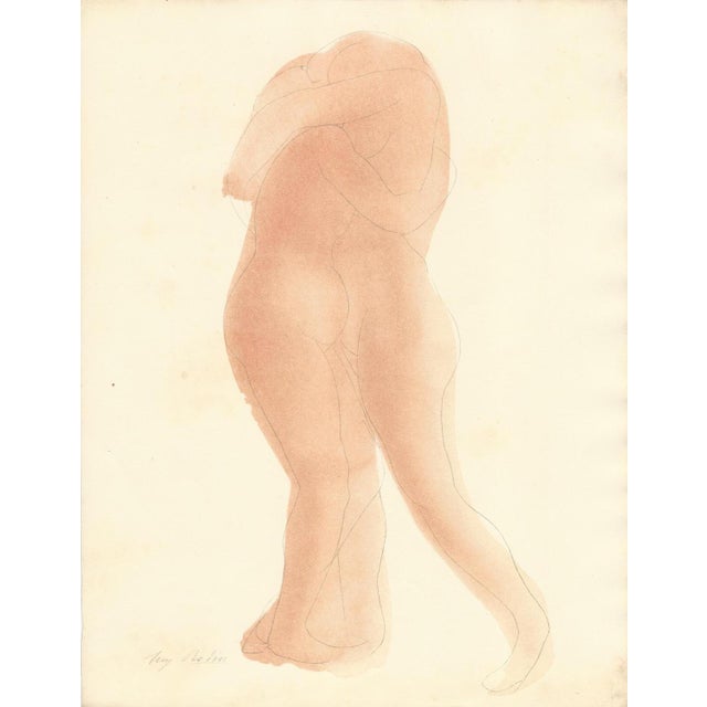 Rodin, Jamais Plus Nous\., Nude, Original Lithograph, 1902 For Sale - Image 8 of 8