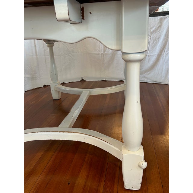 Early 20th Farmhouse Style Draw Leaf Dining Table For Sale - Image 16 of 16