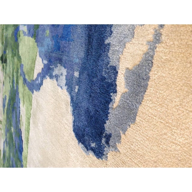 Modern Watercolor Impression Rug – Hand-Knotted Silk & Wool by Doris Leslie Blau Size: 12'0" × 15'0" (365 × 457 cm)....