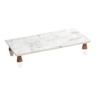 Aversa Marble Footed Cheese Tray For Sale