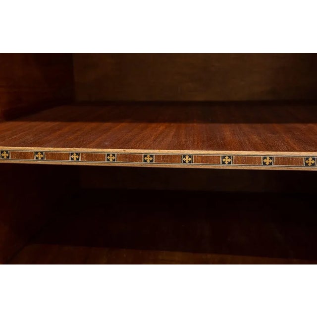 Wood Art Deco French Showcase, 1960s For Sale - Image 7 of 8