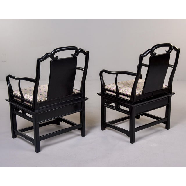 Raymond Sobota Vintage Century Furniture Chin Hua Collection Chinoiserie Arm Chairs - Pair For Sale - Image 4 of 13