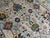 Sultani Pomegranate Floral Wool Rug in Gray, Teal and Burgundy, 5' X 6'9" For Sale - Image 9 of 15