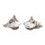 A Pair of Meissen Porcelain Man and Women Sweet Meat Dishes For Sale