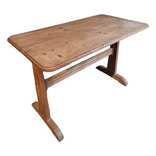 French Bistro Table in Pine, 1930s For Sale