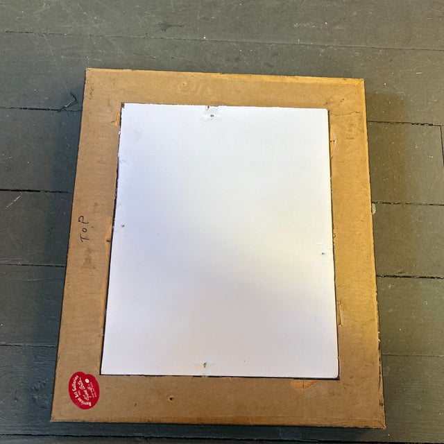 1940’s Original Art Deco Male Portrait Charcoal Drawing For Sale - Image 4 of 4