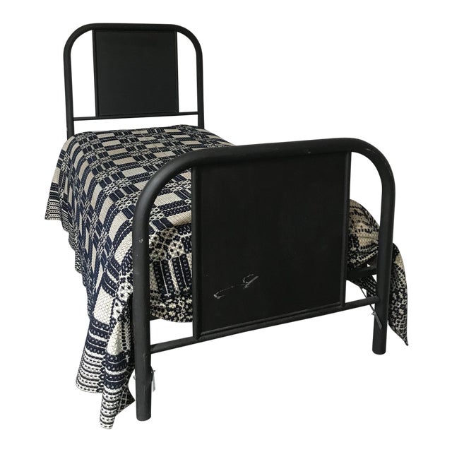 Original Antique Metal Bed For Sale