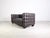 Wittmann Brown Leather Sofa by Josef Hoffmann for Wittmann Kubus For Sale - Image 4 of 10