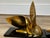 Pair of Gilt Bronze Swans by Jack Zajac — Signed & Numbered 18/95, Limited Edition Mid-Century Modern Sculptures For Sale - Image 17 of 18