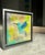 Hummingbird #2 by Ana Hefco | Tinted Layered Resin on Stretched Canvas of a hummingbird in flight For Sale - Image 4 of 4