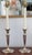 English Pair of Silver Plate Candlestick Buffet Table Lamps For Sale - Image 3 of 12