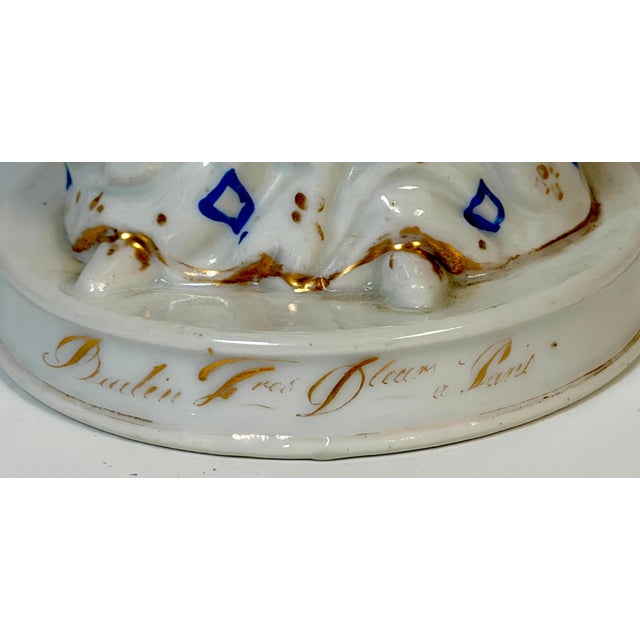 Pair Old Paris Porcelain Chinoiserie Fashion Rose Water Bottles by Jacob Petite For Sale - Image 18 of 18