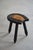 1950s Swedish Tripod Stool in Pine & Cowhide, 1950s For Sale - Image 5 of 12