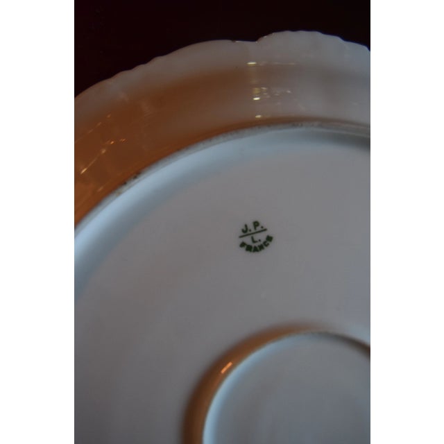 Limoges, France Limoges Gilt Charger With Monogram J (j.p.l. France) Late 19th Century For Sale - Image 4 of 4