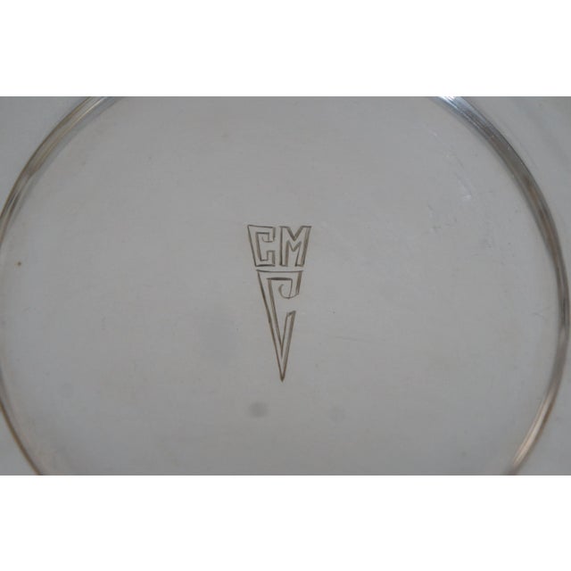 Early 20th Century Antique Poole Silverplate Brides Bridal Basket Handled Tray Plate 1006 For Sale - Image 5 of 13