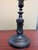 2010s Neoclassical Solid Brass Table Lamp With Ivory Shade For Sale - Image 5 of 6