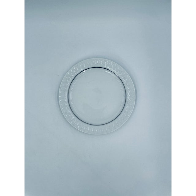A dessert plate from the renowned Thomas Germany manufacturer, part of the prestigious Rosenthal group, from the 1960s and...