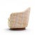 Thayer Coggin Milo Baughman for Thayer Coggin Mid Century Walnut Base Swivel Lounge Chair For Sale - Image 4 of 10